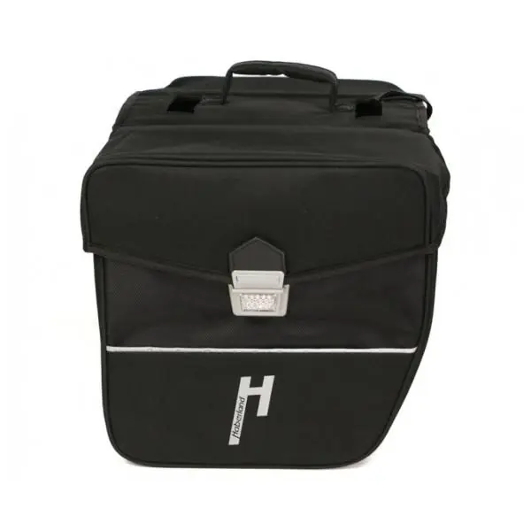 Kausialennus Haberland E-Bike L Kaksois Laukku 31L - Musta