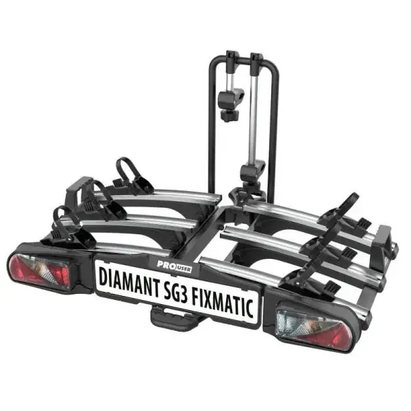Lähetetään Heti Pro-User SG3 FixMatic Polkupyörän Teline 7/13-Tappi - 3-Polkupyörät