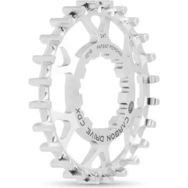 Gates CDX Takahammaspyörä 24T -. 9-Spline Shimano - Hopea Flash-Tarjous