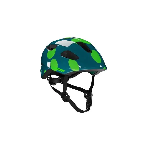 Lazer Nutz 2.0 KinetiCore Lasten Kypärä Sininen/Vihreä - 50-56 cm Kampanjahinta