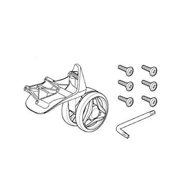 Thule 54414 60mm Wheel Right - Crossover 2 - Musta Edullinen