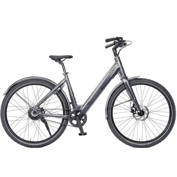 Bikkel Centro E-Bike Naiset 55cm 1V Belt 375Wh - Matta Teräs Älä Missaa