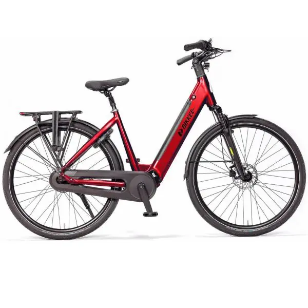 Bikkel Tuba S E-Bike Naiset 55cm 7S Levy 630Wh - Punainen Vain Rajoitetun Ajan