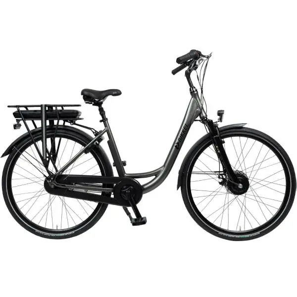 Bikkel Contigo E-Bike Naiset 55cm 7S 468Wh - Harmaa Suoraan Valmistajalta