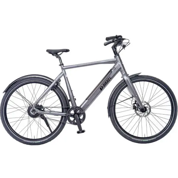 Löytö Bikkel Centro E-Bike Miehet 59cm 1V Belt Levy 504Wh - Harmaa
