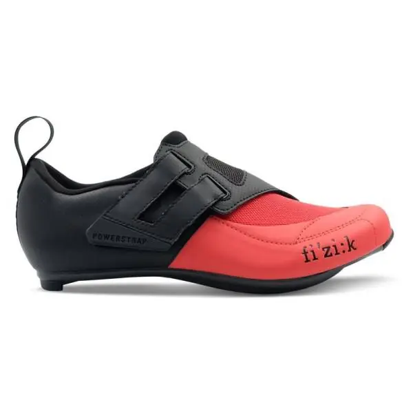 Fizik Transiro Powerstrap R4 Pyöräilykengät Musta/Punainen - 47 Uutuus