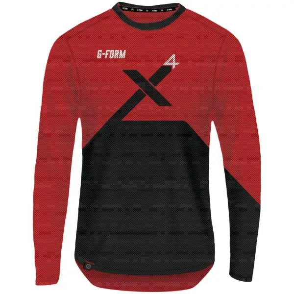 Tilaa Heti G-Form Pro-X4 Pitkä Shirt Punainen/Musta - XL