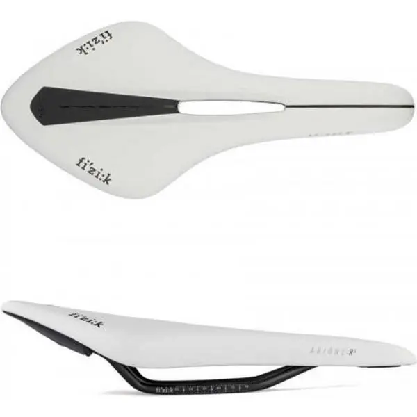 Fizik Arione R3 Auki Regular Polkupyörän Satula 131mm - Valkoinen Asiakkaiden Suosikki
