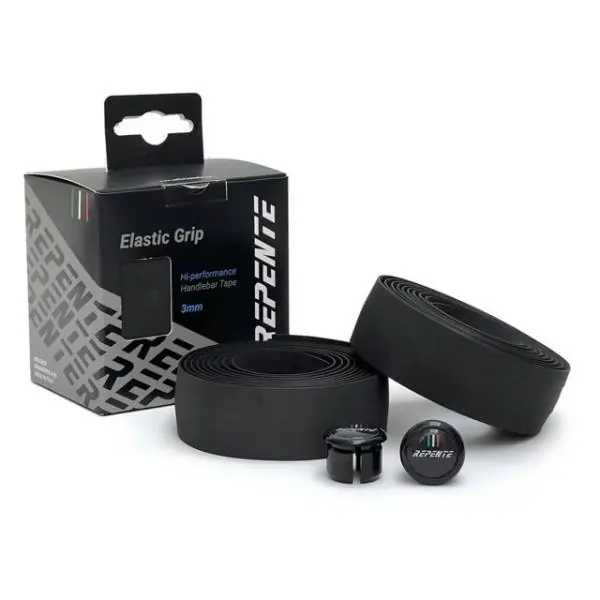 Löytö Repente Elastic Grip Ohjaustangon Teippi 3mm - Musta