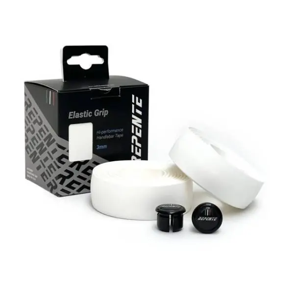 Kampanjahinta Repente Elastic Grip Ohjaustangon Teippi 3mm - Valkoinen