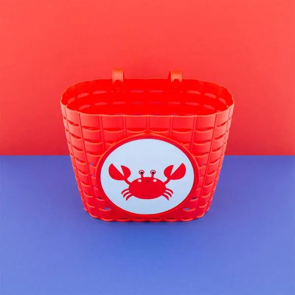 Widek Clappy Crab Polkupyörän Kori - Punainen Aito