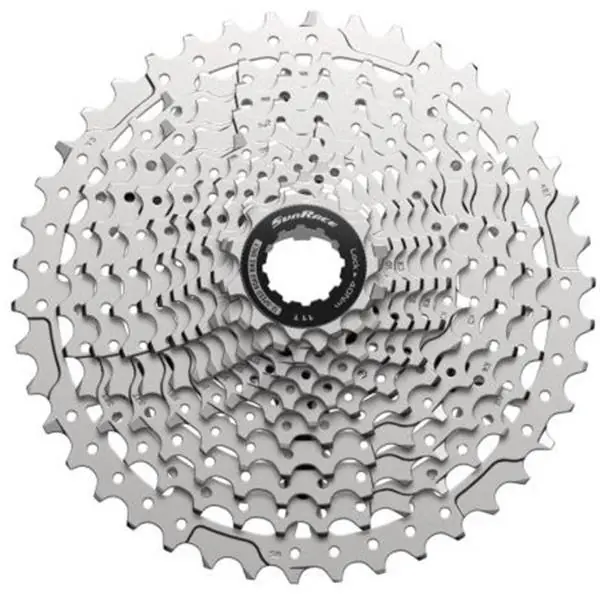 Edullinen SunRace CSRZ800 Rataspakka 12V 11-46 Hampaat - Hopea