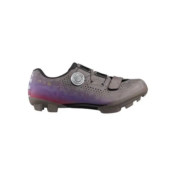 Aito Shimano RX600 Pyöräilykengät Naiset Harmaa/Purppura - 40