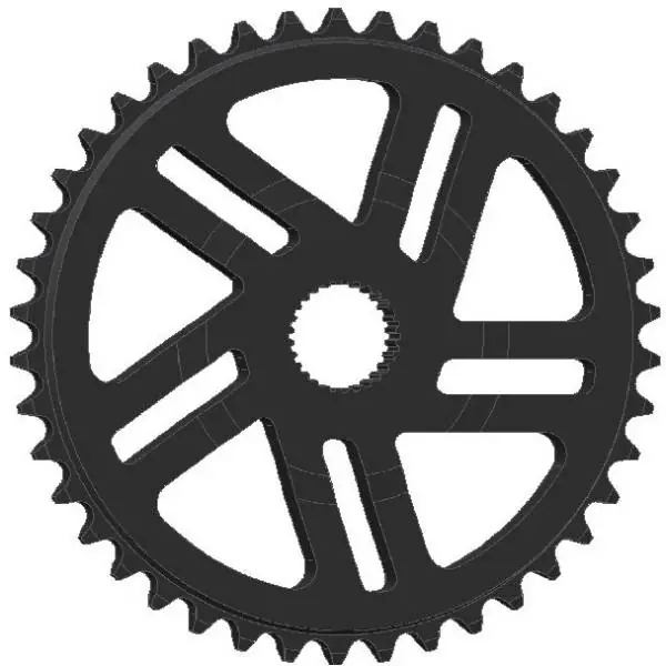 Älä Missaa Esjot Bosch Gen.4 Hammaspyörä 42T DM 47.5mm - Musta