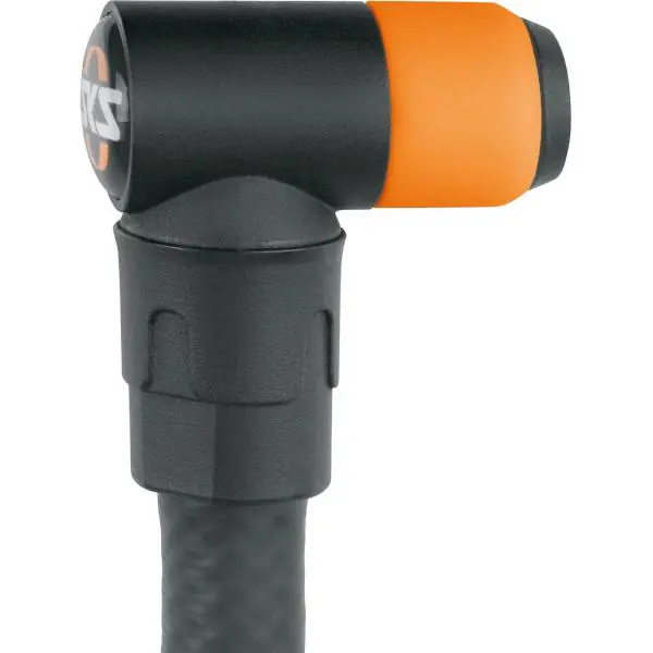 SKS Pumpun Pää -. Schwalbe Click Venttiili - Musta/Oranssi Flash-Tarjous