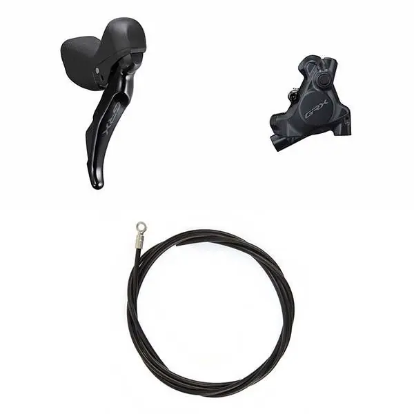 Alennettu Shimano GRX RX400 Levyjarrusarja -. Taka - Musta