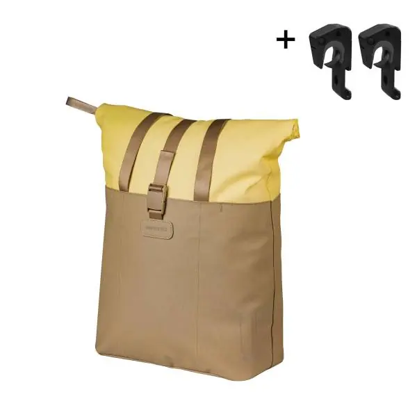 Basil Vive Ostaja Laukku MIK Hooks 15-20L - Hiekka/Keltainen Osta Verkossa