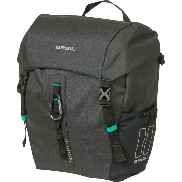 Paras Hinta Basil Discovery 365D Erillinen Laukku MIK Hooks 9L - Musta