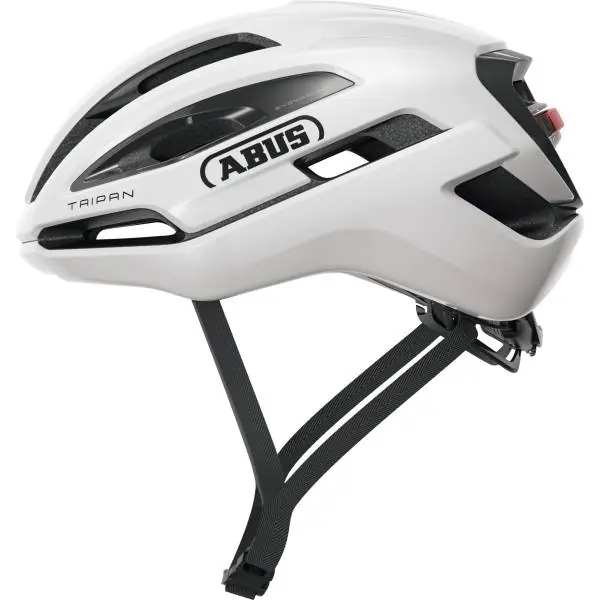 Abus Taipan Led Pyöräilykypärä Shiny Valkoinen - M 54-58 cm Tehdashinta