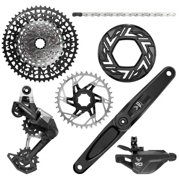 Viimeinen Mahdollisuus Sram Eagle 90 Ryhmäsarja 12V ISIS 165mm 36T 10-52T -. Brose