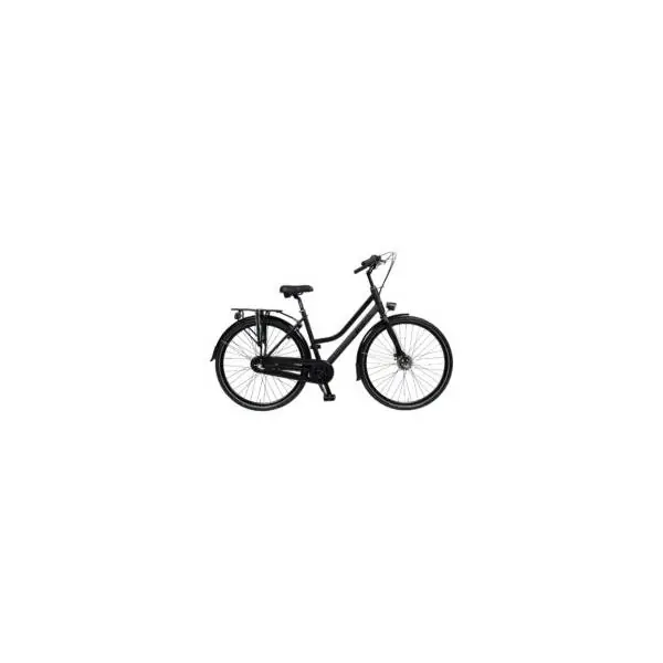 Bikkel Lima Kaupunkipyörä Naiset 49cm 7S Dynamo - Musta Pakollinen (Must-Have)