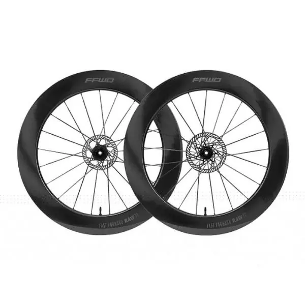 Pikatoimitus FFWD Raw77 Kiekkosarja 12V Shimano HG 77mm Centerlock Hiili