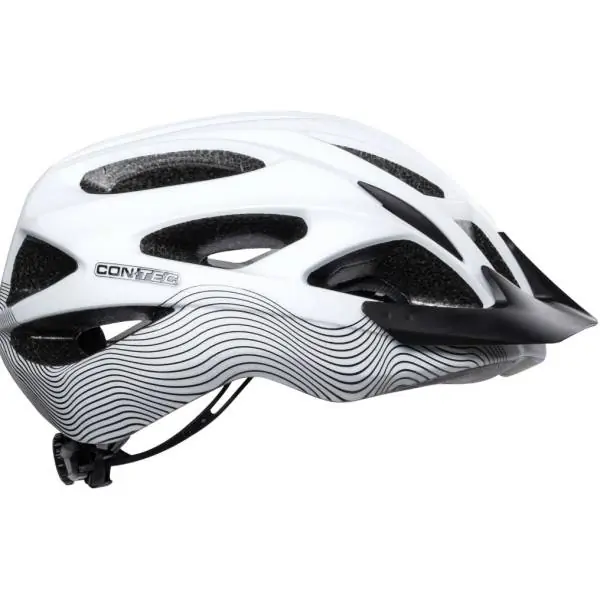 Päivän Tarjous Contec Laska Pyöräilykypärä Polar Valkoinen/Musta Sametti - S/M 54-58 cm