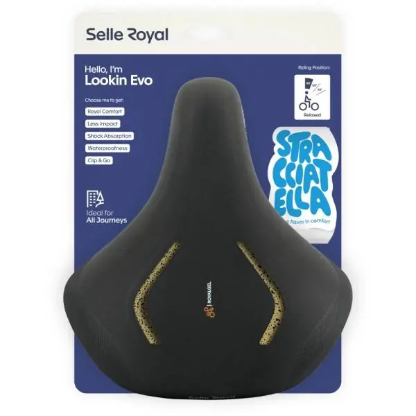 Selle Royal Lookin Evo Relaxed Stracciatella Polkupyörän Satula Superhinta