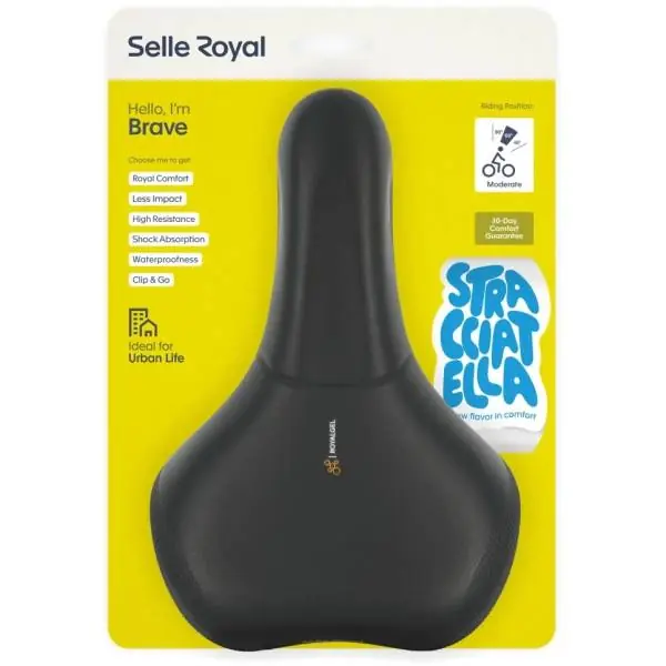 Vain Rajoitetun Ajan Selle Royal Brave Maltillinen Polkupyörän Satula - Musta