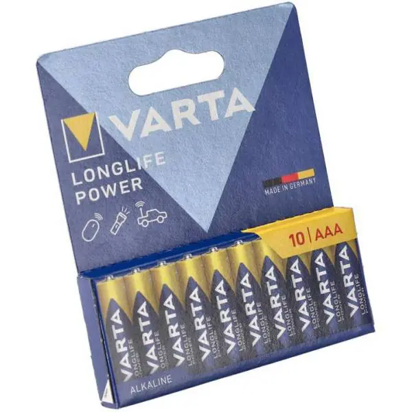 Varta Longlife Power AAA Paristo Penlite - (10) Osta Nyt