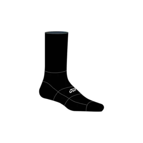Merkkituote Giro Comp Racer High Rise Pyöräilysukat Musta - XL 46-48