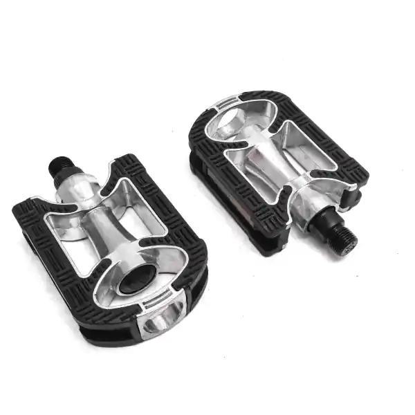 Heti Saatavilla Falkx Alloy Polkimet Anti Luisto Alumiini/Muovi - Musta/Hopea
