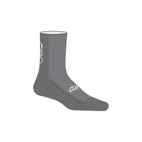 Vain Rajoitetun Ajan Giro HRC+ Grip Pyöräilysukat Harmaa - L 43-45