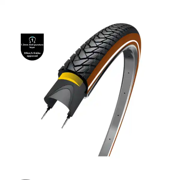 Wolff Traveller Rengas 28x1.60" - Musta/Ruskea Uusi Kokoelma