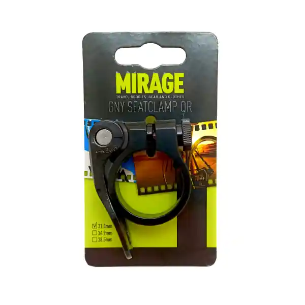 Suosittu Mirage Istuimen Kiinnike Ø31.8mm Sisältyy. Pistotyökalun Pikairrotus - Musta
