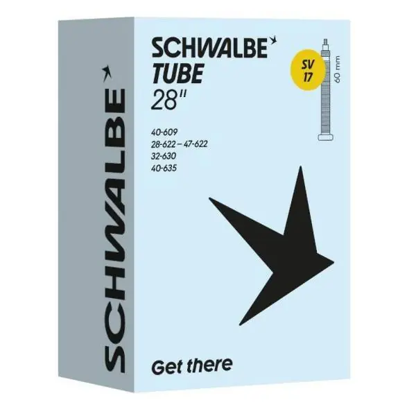 Älä Missaa Schwalbe Sisäkumi 28" 28/47mm 622/635 SV 60mm