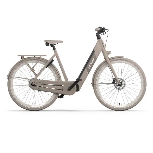 Osta Tänään Cortina E-Nite E-Bike Naiset 28" 57cm 7S - Beige Pöly Matta