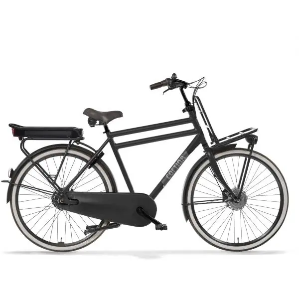 Uusi Malli Cortina E-U4 Kuljetus E-Bike Miehet 28" 53cm 7S - Matta Musta