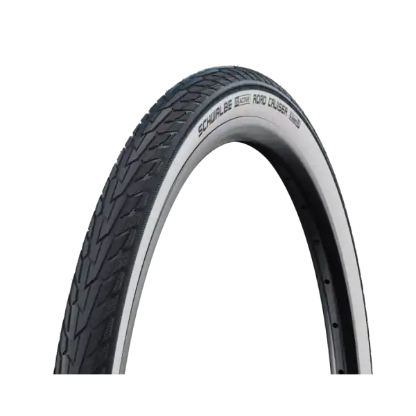 Älä Missaa Schwalbe Road Cruiser Rengas 28x1.40" Heijastava - Musta/Valkoinen