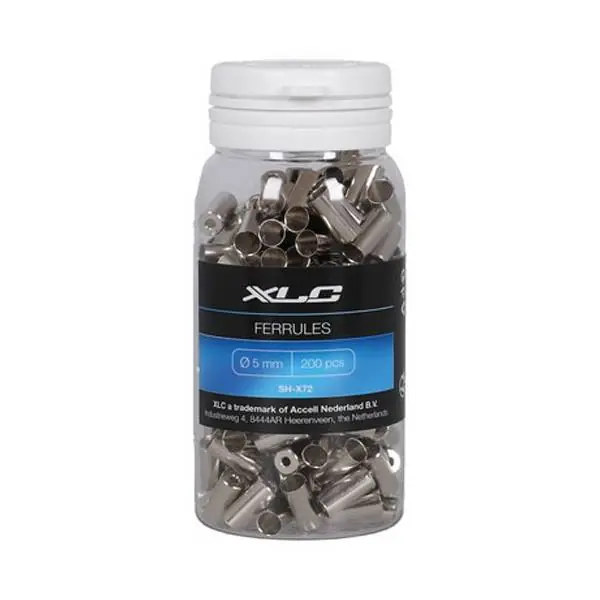 XLC Vaijerirullat 5.0mm Messinki - Musta (200) Turvallinen Maksu