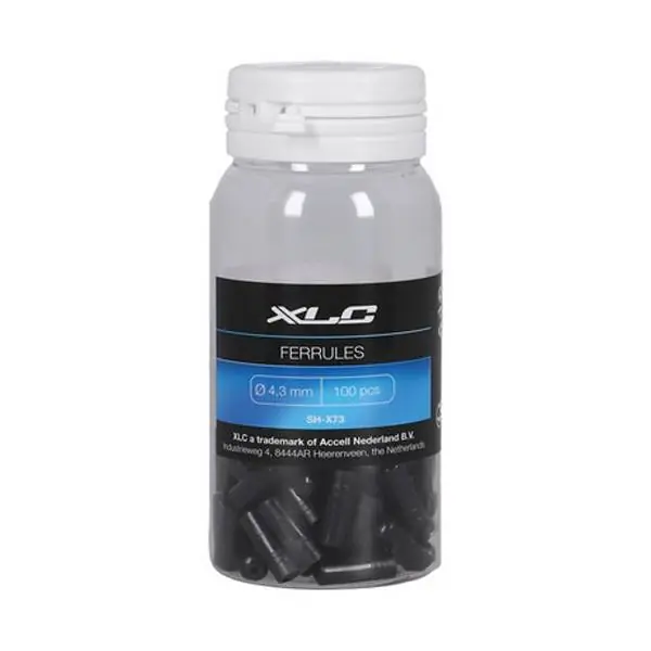 XLC Vaijerirullat 4.3mm PVC - Musta (150) Viimeinen Mahdollisuus