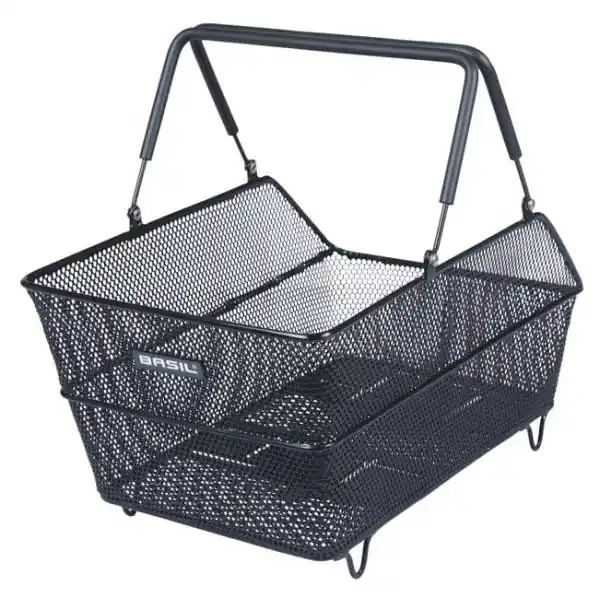 Erikoistarjous Basil Cento Multi Järjestelmä NX Polkupyörän Kori Taka 21,5L - Musta
