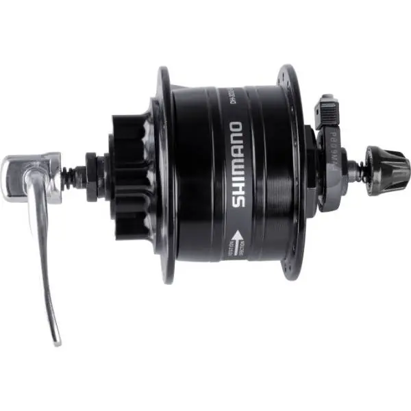 Aito Shimano Napadynamo 36 Reikä 6V 3W 6-Reikä - Musta