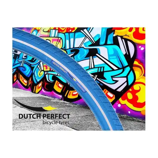 Dutch Täydellinen Rengas 28x1.40" Heijastava - Sininen Halpa Hinta