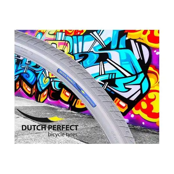 Aito Dutch Täydellinen Rengas 28x1.40" Heijastava - Harmaa