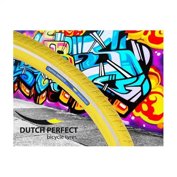 Dutch Täydellinen Rengas 28x1.40" Heijastava - Keltainen Bestseller