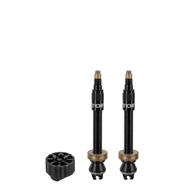 Kampanjahinta Topeak TurboFlow Sisäkumiton Venttiili Sarja 45mm - Musta (2)