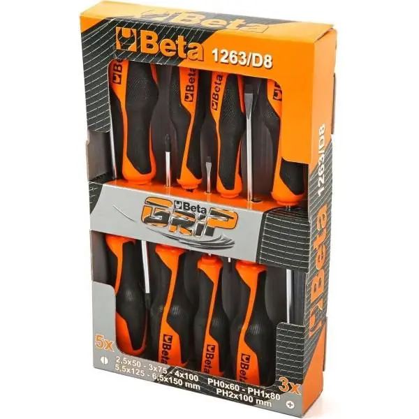 Erikoistarjous Beta Tools 01263/D8 Ruuvitalttasarja 8-Osat