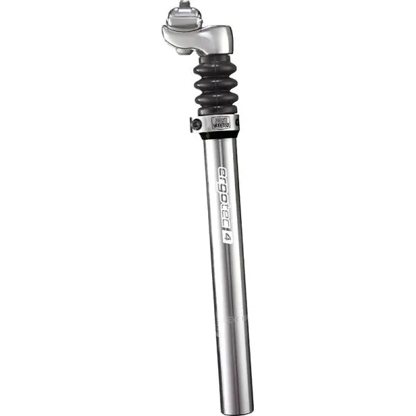 Vain Tänään Ergotec Jousitus Satulatolppa Ø27.2mm 350mm - Hopea