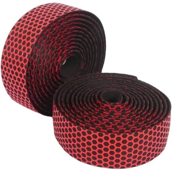 Viimeinen Mahdollisuus Edge Silicon Ohjaustangon Teippi 2.5mm 3x190cm - Punainen (2)